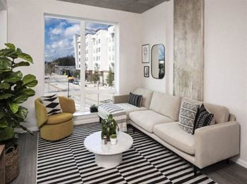 Spacious Living Room at The Julian Orlando, Orlando, FL, 32801